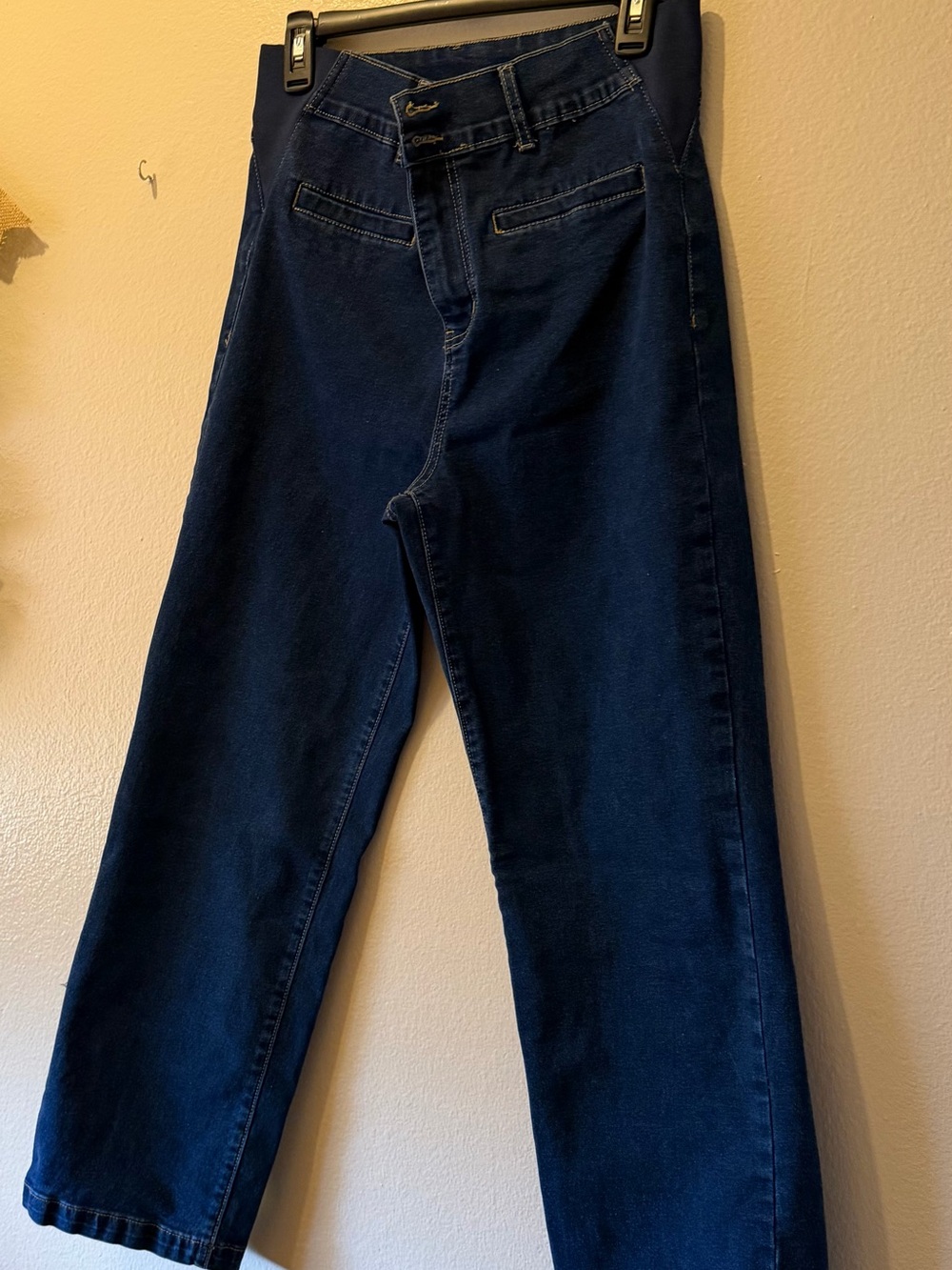Amazon Women's Navy Straight-Leg Jeans